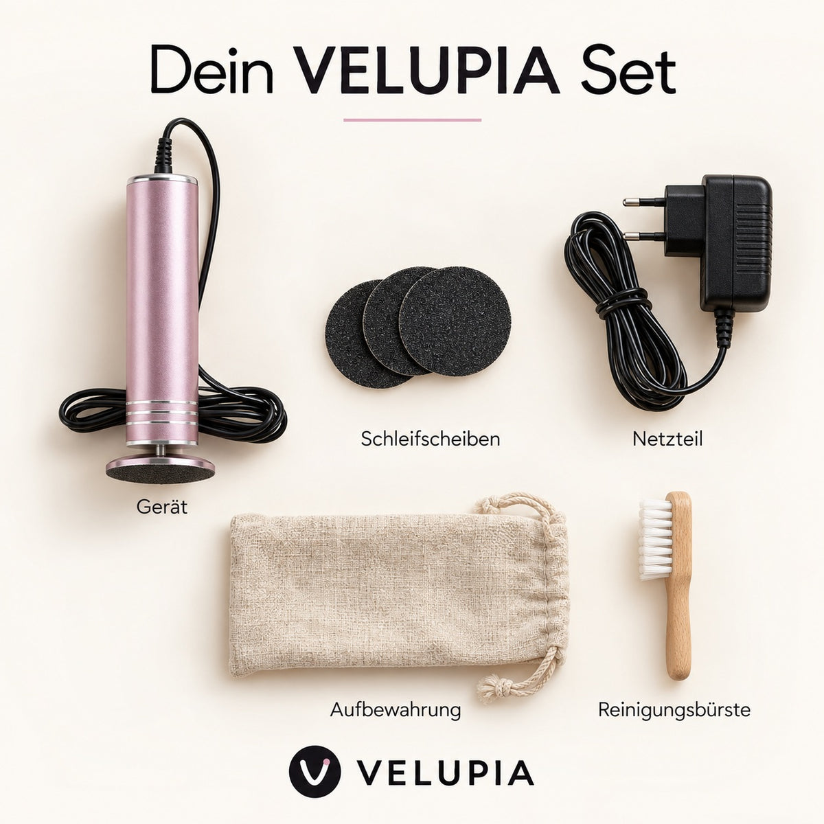 Lieferumfang VELUPIA Set